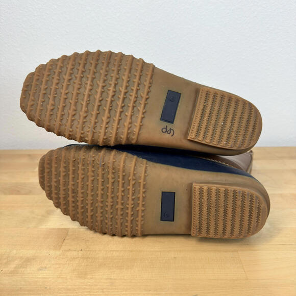 Esprit‎ Women's Blue and Brown Lace Faux Fur Lined Winter Duck Boots Size 8M - Picture 7 of 9